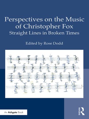 cover image of Perspectives on the Music of Christopher Fox